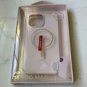 New XO‎ POPPY iPhone 16 Pro Max Case - Soft Pink